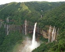 Akashiganga falls in Arunacha Pradesh