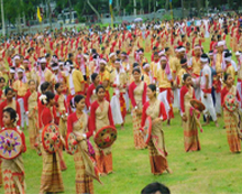 Colourful Bihu festivals in Assam