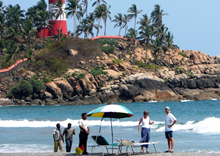 Tourism shore of Kerala