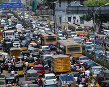 Tamil Nadu Traffic Density