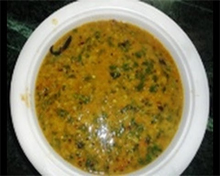 Telangana palakoora is a spinach dish