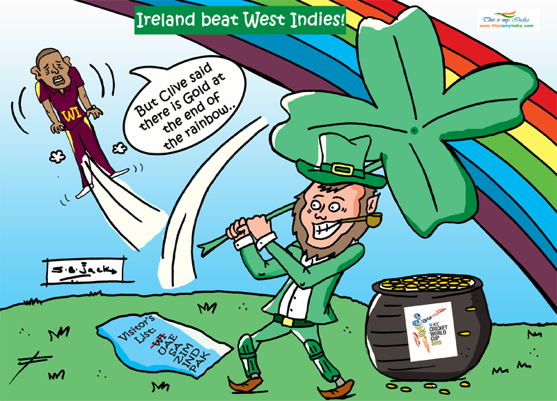 Toon On Ireland Beat Wi