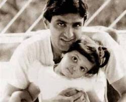 Deepika Padukone and her dad
