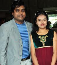 harrish jayaraj with wife