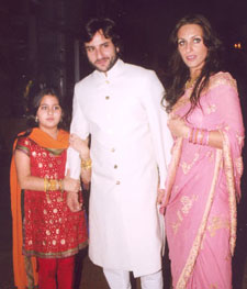 Saif Ali Khan with Family