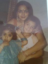 Shriya Saran childhood pic