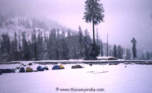 Snow covered,Mountains,Manali,India